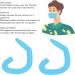 10 Pieces Reusable Childrens Face Shield Ear Hook Flexible and Comfortable Silicone Ear Protector Hook (Light Blue) - Buy Online on GoSupps.com