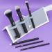 MODA Pro Total Face Travel Makeup Brush Set - 6 Essential Brushes + Pouch | Powder Foundation Eye & Lip Brushes - Black - Buy Online on GoSupps.com
