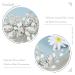 Easedaily Rhinestone Bride Wedding Hair Comb - Silver Crystal Bridal Hair Piece with Pearl Accents for Women and Girls - Buy Online on GoSupps.com