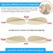 Orthopedic Silicone Gel Heel Wedge Insoles - 2 Pairs | Foot Alignment Support for O/X Leg, Bowlegs and Knock Knees - Buy Online on GoSupps.com