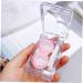 Buy Solustre Mini Container Set for Colored Contact Lenses | 4-Piece Kit with Tweezers Mirror & Cleaning Case - Cute & Convenient! - Buy Online on GoSupps.com