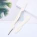 Anoudon 2pcs double head folding eyebrow knife stainless steel eyebrow scraper beginner eyebrow knife