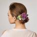 Cinaci 4 Pack Pink Flower Metal Hair Combs Slides with Big Rose Floral - Wedding Bridal Hair Accessories for Women - Buy Online on GoSupps.com