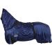 Marengos Eczema Ceiling Blanket for Horses | Neck & Abdomen Protection | Fine-Meshed Insect Shield | Double Front Closure | Outdoor Horse Blanket 145cm Night Blue - Buy Online on GoSupps.com