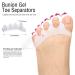 Toe Relief Protector Kit - Alleviate Pain from Hammer Toe & Hallux Valgus | Toe Separators & Footrests for Healing - Buy Online on GoSupps.com