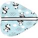 Soft Super Absorbent Microfiber Hair Towel Wrap - Cute Panda Bear Design for Long Curly Thick Hair - Buy Online on GoSupps.com
