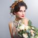 10 PCS Gold Metal Rhinestone Pearl Headbands - Wedding Bridal Hair Accessories - Buy Online on GoSupps.com