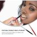 2Pcs Double- ended Lip Brush Retractable Makeup Brushes Portable Concealer Brush for Women Makeup - Buy Online on GoSupps.com