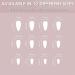 Almond False Nails Short 24Pcs Nude Pink Gradient Press on Nails - French Nail Tips with Nail Glue for Women - Black Flower Design - Buy Online on GoSupps.com