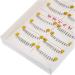 Hatem 20 Pairs Makeup Natural Lower Bottom Black Eyelashes Clear Band - Buy Online on GoSupps.com