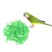 Yanhonin 100pcs 10mm Identify Ring Pigeon Training Supplies Bird Bands with Leg Number Green