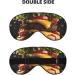Fast Food Print Eye Mask - Adjustable Blackout Eye Mask for Sleep Aid | Unisex Sleep Mask for Men & Women - Buy Online on GoSupps.com