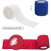 GooGou Self Adherent Wrap Bandages Self Adhering Cohesive Tape Elastic Athletic Sports Tape for Sports Sprain Swelling and Soreness on Wrist and Ankle 8PCS 2 in X 14.7 ft (White) - Buy Online on GoSupps.com