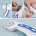 45mm Rotary Cutter Set with 5 Blades + A5 Cutting Mat - Ideal for Fabric, Quilting, Sewing, Arts & Crafts - Sharp and Durable - Buy Online on GoSupps.com