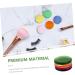 Mipcase 10 Pcs Grafting Eyelash Spacer & Glue Tray | Makeup Palette & Lash Extension Tools | Fake Eyelashes Holder for Professionals - Buy Online on GoSupps.com