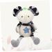 Abaodam Animal Design Pummeluff Cuddly Tier Music Box | Soft Hanging Toy for Baby | Soothing Doll & Bell Shaker for Newborns - Buy Online on GoSupps.com
