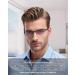 TERAISE Lightweight Anti-Blue Reading Glasses for Men & Women - Fashionable Comfortable Spring Hinge 0.0X - Includes 3 Black + 1 Sun Pair - Buy Online on GoSupps.com