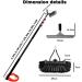 3.6-12m Washing Kit Water-fed Brush Telescopic Water Fed Telescopic Brush Window Cleaning Pole Photovoltaic Panel Cleaning Tool with Squeegee for High Window 23.6FT/7.2M - Buy Online on GoSupps.com