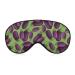 Fresh Ripe Eggplants Sleep Mask Eye Cover for Sleeping Blindfold with Adjustable Strap Blocks Light Night Travel Nap for Men Women