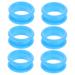 Healeved 6st scissor ring scissors thumb ring bling accessories bling-ring accessories for ring scissors finger ring scissor finger rings dog hair scissors pebble gel grip blue 2.5x2.5x1cm