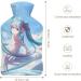 Anime Girl Hot Water Bottle with Plush Cover - Hand Warmer for Adults & Kids | 26.5x15.3cm - Perfect for Cozy Nights - Buy Online on GoSupps.com