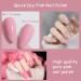 Pink Nail Polish - Breathable Nude pink Nail Varnish - Quick Dry Nail Polish - Bare Pink Long Lasting Breathable Pink Nail Polish - Nail Art Starter Manicure DIY at Home - Without Use UV Lamp - Buy Online on GoSupps.com