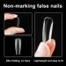 500 Ballerina Nail Tips - Press-On Gel Nails Set with Glue Clipper & Art Supplies | Perfect for Nail Art & Designs - Buy Online on GoSupps.com