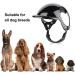 Cool Dog Motorcycle Helmet - Adjustable Pet Helmet for Small & Medium Dogs | Safe Bicycle Gear with Ear Holes - Buy Online on GoSupps.com