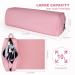 Travel Hair Tools Bag with Silicone Heat Mat Portable 2 in 1 Organizer for Flat Irons Curling Irons & Hair Dryers Essential Travel Accessories for Women (Pink - Buy Online on GoSupps.com