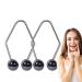 Dimple Trainer | Dimple Makers | Face Muscle Trainer | Stainless Steel Rustproof Smile Exercisers | Women Men Smile Correctors | Facial Beauty Training Tool For Working Reading (Black)
