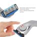 Premium Waterproof Manual Razor for Men - Portable Precise 6-Blade Shaver with Removable Quick Cutter (Matt Silver) - Buy Online on GoSupps.com