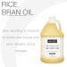 Bon Vital Rice Bran Oil - 100% Pure Cold Pressed Carrier Oil for Diffusers & Massage | Best Moisturizer for Soft Smooth Skin - 1 Gallon - Buy Online on GoSupps.com