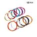 Magiclulu 10-Pack Multicolored Aluminum Wire for Artistic Floral Jewelry Making - Flexible Metal Pearl Wire - Ideal for Crafting & DIY Projects - Buy Online on GoSupps.com