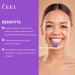 Ceel Lila Toothpaste for White Teeth - Purple Whitening Formula | 75g Color Correction Serum for a Glowing Smile - Buy Online on GoSupps.com