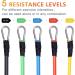 5pcs Resistance Bands Set with Handles - 100 LBS Strength Training for Men & Women | Home Gym Fitness Equipment - Buy Online on GoSupps.com