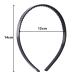 Hotop 15-Piece Black Plastic Headband with Teeth for DIY Hair Styling - Unisex Hair Accessory for Men, Women, and Girls - Buy Online on GoSupps.com