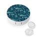 Shark Octopus Sea Turtle Cute Contact Lens Case Travel Portable Round Contact Storage Box Kit with Mirror for Daily Outdoor