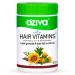 Plant Based Hair Vitamins | Hair Vitamins for Hair Growth & Better Hair Health (with Omega-3 Biotin & Vitamin E for Hair) Certified Clean & Vegan 60 Capsules