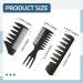 Professional Men's Hair Styling Comb Set - Rat Tail Brush & Teasing Comb for Slick Back Hairstyles - Ideal for Barbers & Salons - Buy Online on GoSupps.com