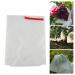 jweemax 100Pcs Nylon Fruit Bags Anti-Bird Protect Bags Reusable Net Bags Grapes Protection Bags with Drawstring