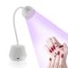 LXIANGN LED UV Nail Lamp for Gel Nails,24W 360 Rotatable Gooseneck UV Light Nail Polish Curing Lamp Nail Dryer for DIY Home & Salon Manicure
