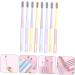 Partykindom 8-Pack Macaron Toothbrushes - Travel-Friendly Oral Care Tools for Adults | Japanese Design Tooth Cleaning Brushes - Buy Online on GoSupps.com