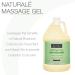 Bon Vital Naturale Massage Gel - Hypoallergenic Earth-Friendly with Natural Ingredients 1 Gallon - Ideal for Sensitive Skin & Deep Moisturizing - Buy Online on GoSupps.com