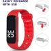 8 Alarm Clock Vibrating Medical Reminder - 8 Daily Alarms & Timer (Red Trumpet) | International Shipping - Buy Online on GoSupps.com