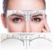 Solustre 100 Disposable Eyebrow Templates - Perfect Eyebrow Liner Stickers & Measuring Tools for Women & Girls - International Shipping Available - Buy Online on GoSupps.com