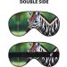 SSIMOO Zebra & Giraffe Print Eye Mask - Double-Sided Soft Light Blocking for Better Sleep - International Shipping Available - Buy Online on GoSupps.com