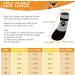 BINGPET Dog Socks - Outdoor Anti Slip Paw Protector for Hardwood Floors, Waterproof with Reflective Straps, Traction Control - Grey, Large - Buy Online on GoSupps.com