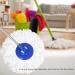 Mop Replacement Head Universal Refill 360 Spinning Microfiber Super Absorbing Water Household Accessories for Hardwood Floors|Wet & Dry Cleaning System(White) - Buy Online on GoSupps.com