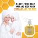 Squeaky Bee Baby Wash & Shampoo + Bubble Bath Bundle - 8 oz Each | Gentle, Natural Formula - Buy Online on GoSupps.com