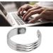 Magnetic Rings for Men & Women - Elegant Adjustable Jewelry for Fatigue Relief & Joint Pain - Silver Accessories - Buy Online on GoSupps.com